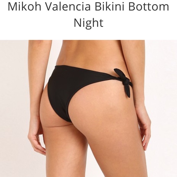 mikoh valencia bottom in burgundy size small with tags - Picture 5 of 6